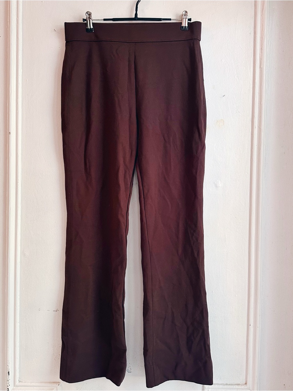 Rag and Bone chocolate brown leggings pants stretchy fitted women’s XL